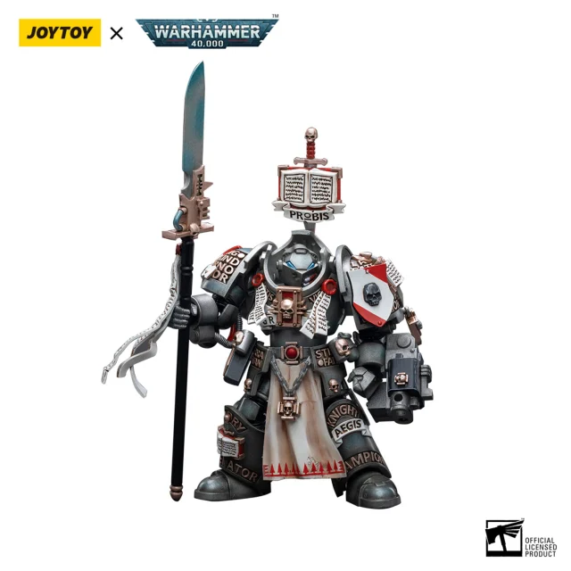 Колекційна фігурка Warhammer 40K Grey Knights Terminator Jaric Thule Термінатор Сірих Лицарів 1/18.