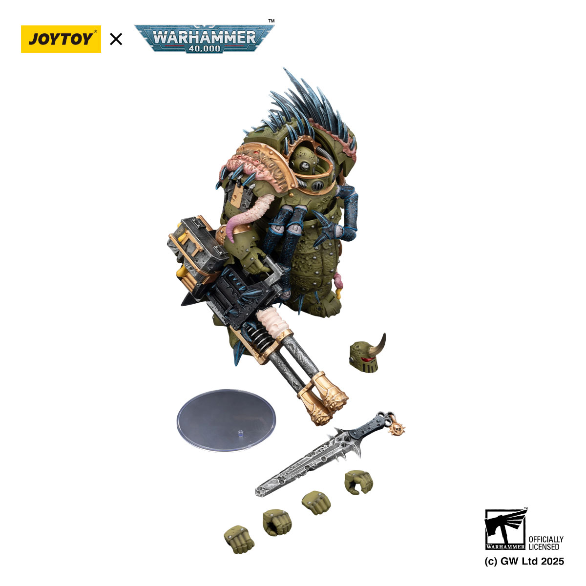 Колекційна фігурка Warhammer 40,000 Terminator Death Guard — Blightlord / Heavy Infantry. Гвардія смерті термінатор 1/18. - Зображення 5