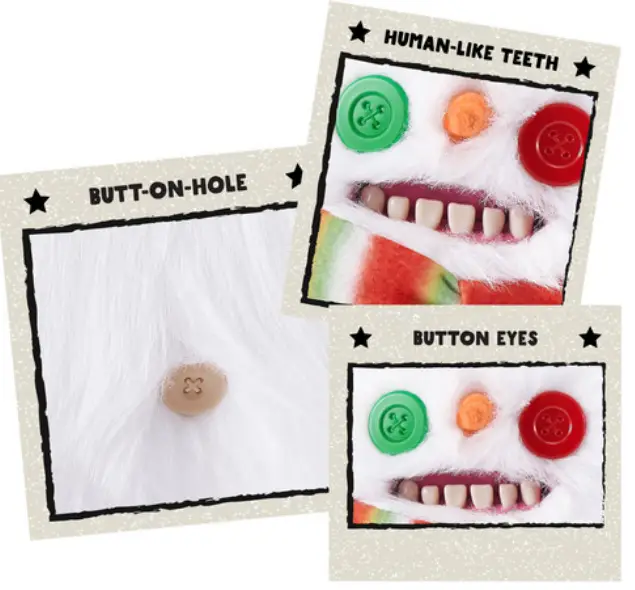 М’яка іграшка Fuggler Festive Fuggs Snowman – святкова колекційна версія Фаглер - Зображення 3